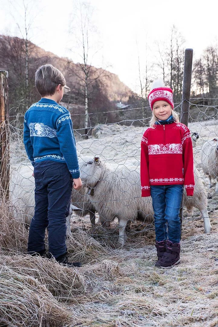 Kvitebjørn Wool Sweater With Opening